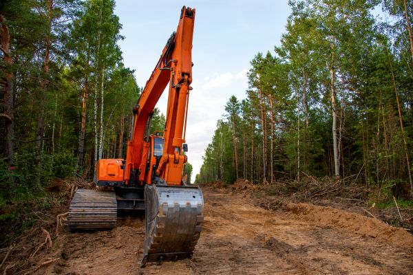 Backhoe Land Clearing in Manchester